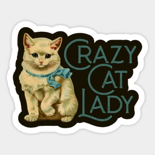 Crazy Cat Lady Sticker